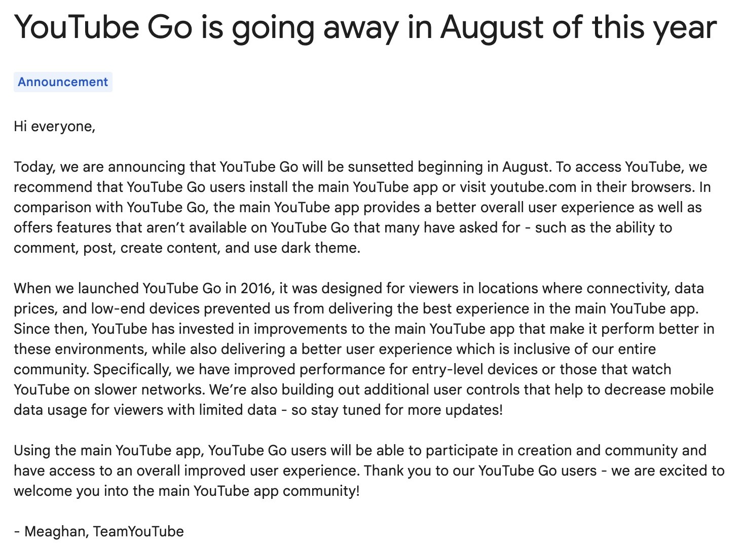 Google is killing off the youtube go app 535321 2