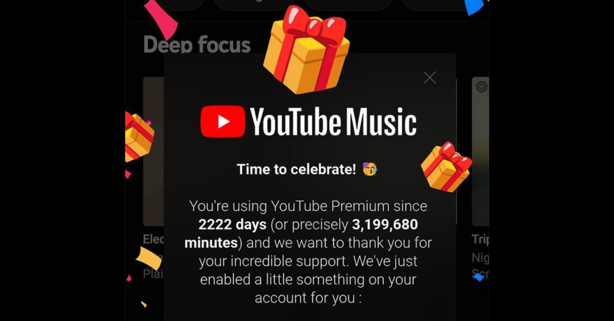 Youtube premium free year