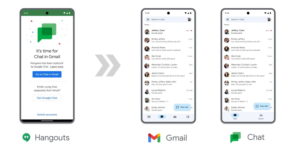 Classic hangouts google chat migration