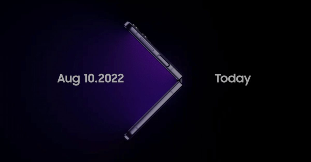 Samsung galaxy unpacked august 2022