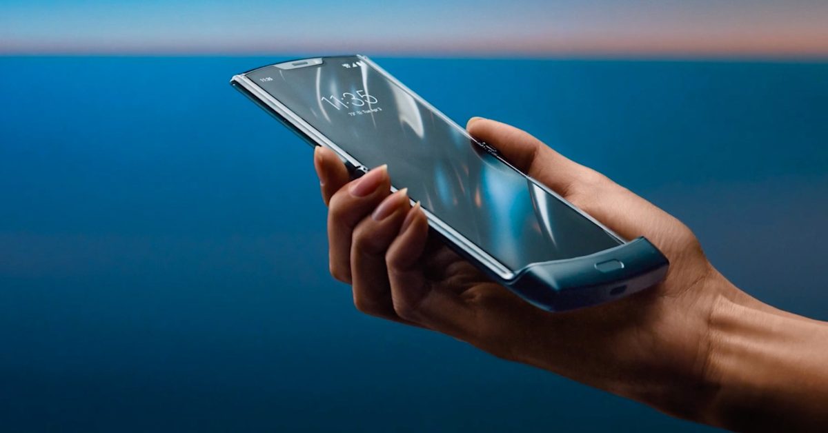 Motorola razr android foldable cover