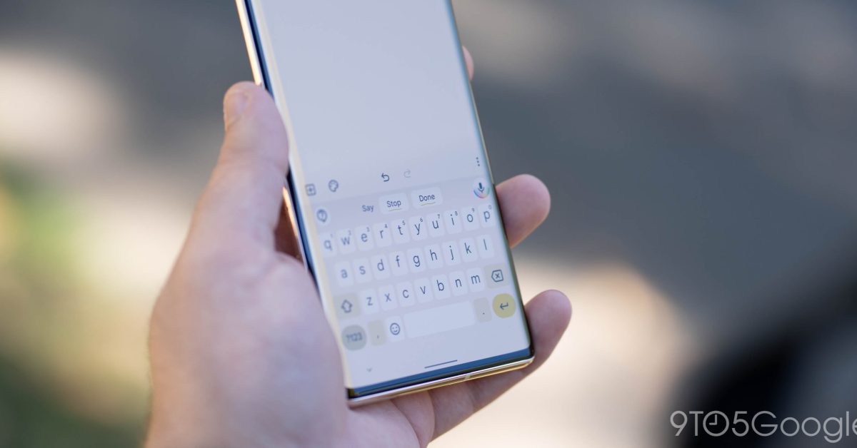 Gboard assistant typing 2