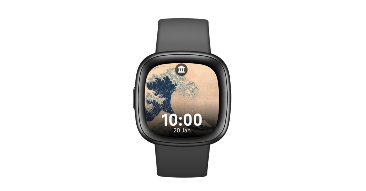 Google arts fitbit watch face