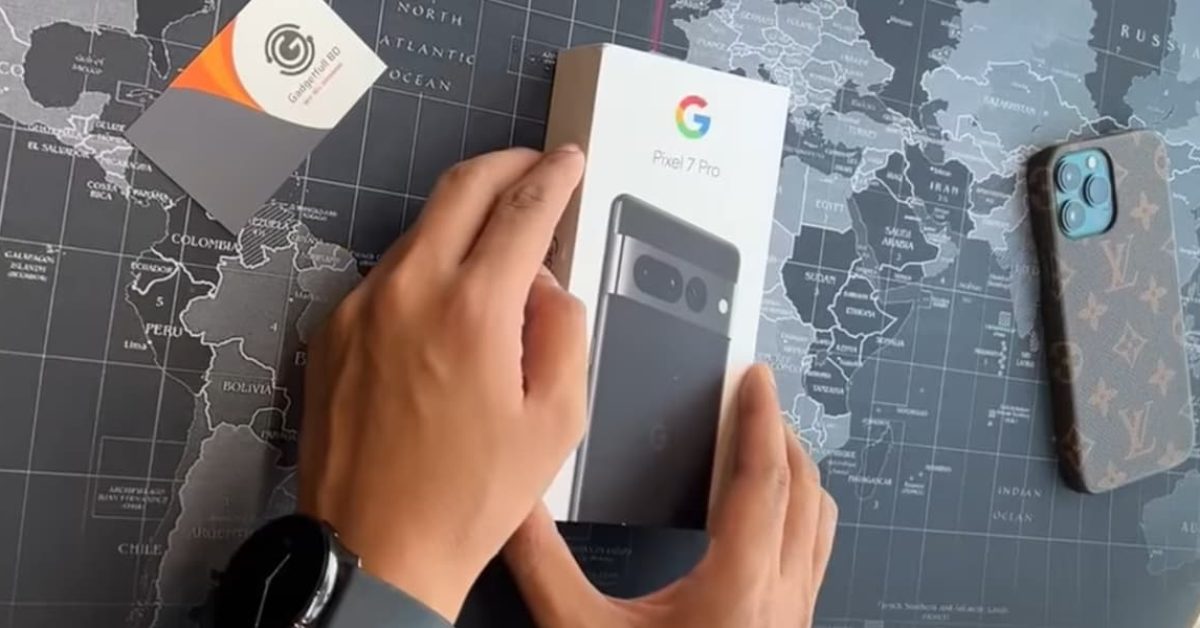 Pixel 7 pro unboxing 6