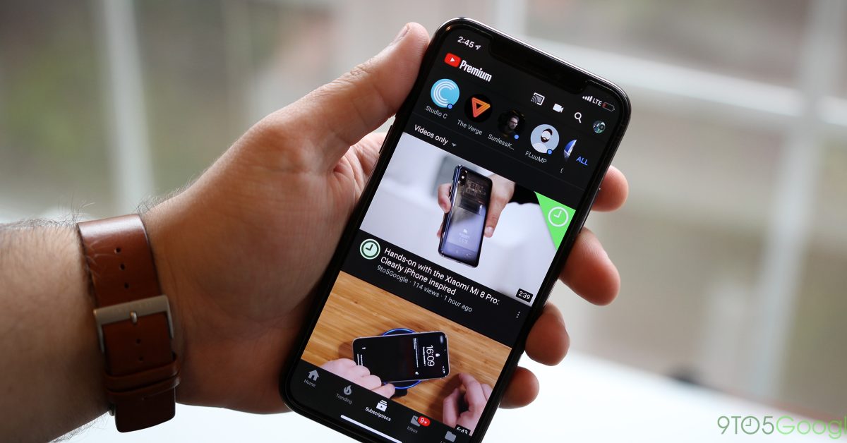 Youtube iphone dark mode 1