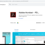 Acrobat on chromebook step 1