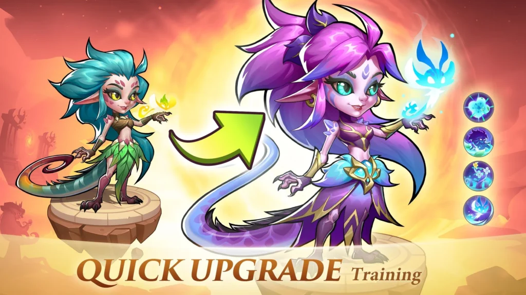 Upgrade character