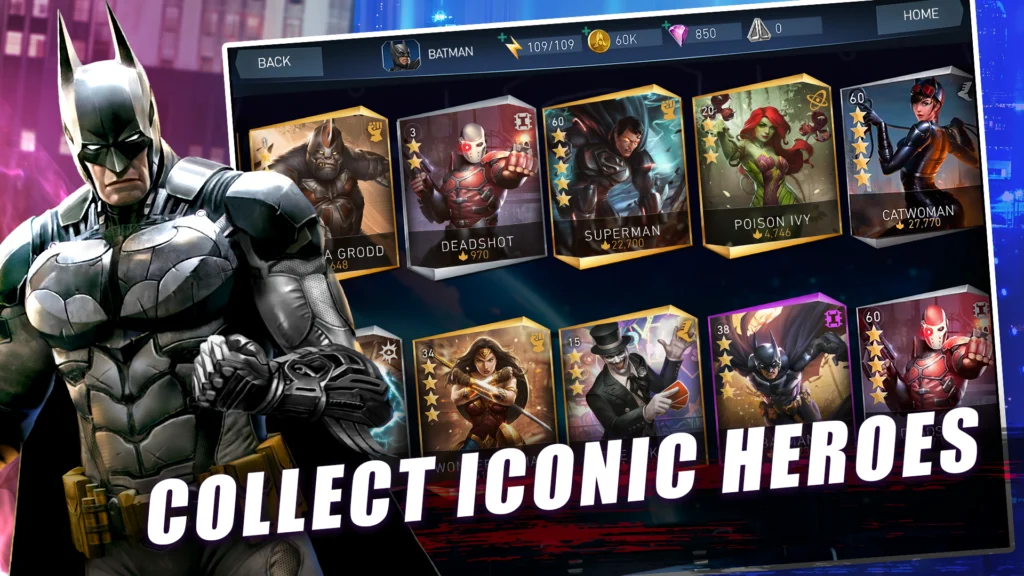 Collect heroes villains
