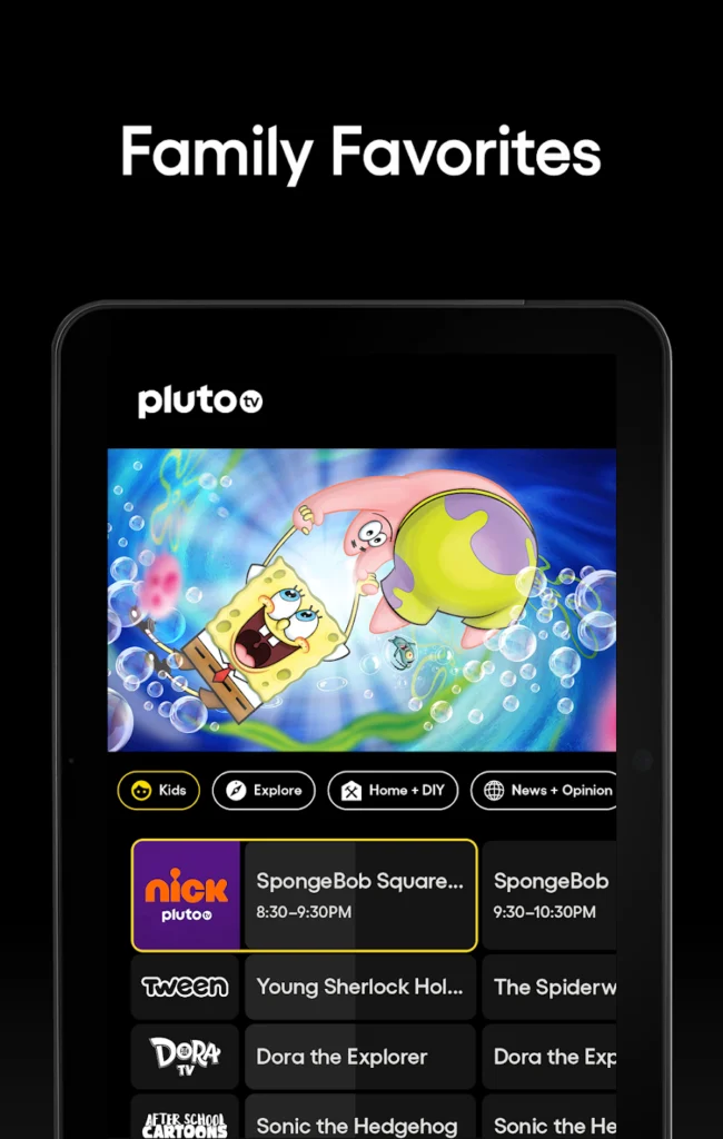 Spongebob plutotv