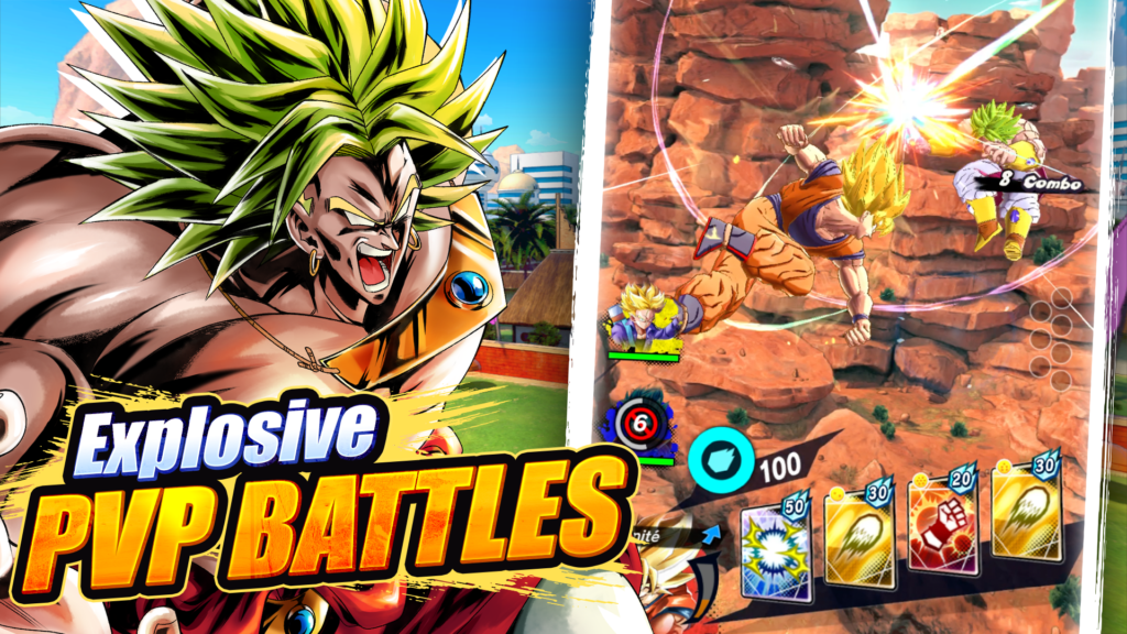 Broly vs goku pvp battles