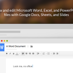 View edit word documents