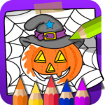 Halloween Coloring Book logo