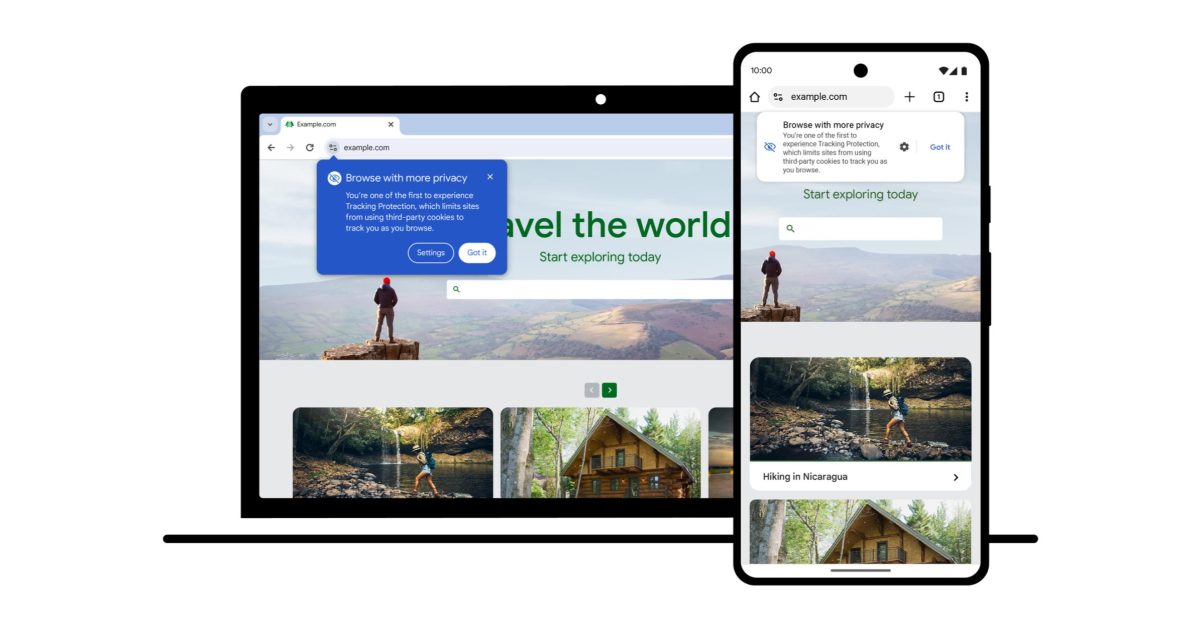 Chrome tracking protection