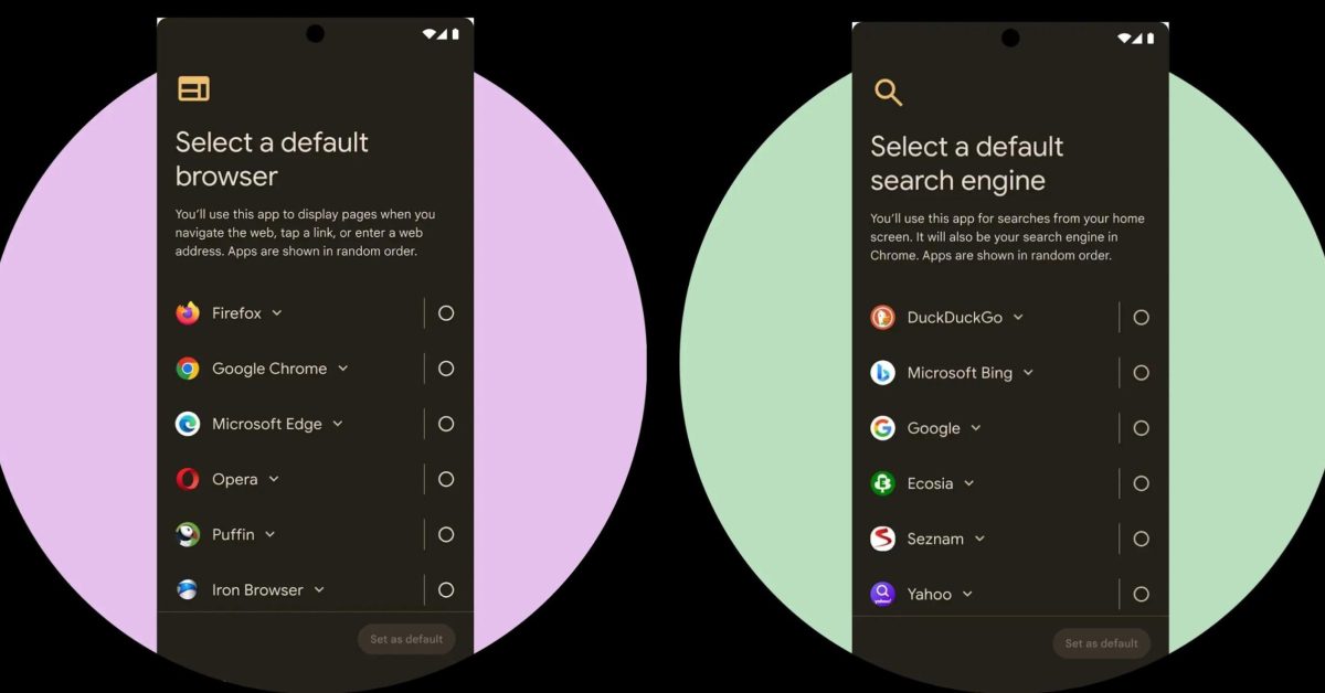 Google android chrome dma