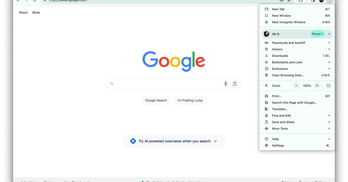 Google chrome material you redesign 2