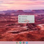 Right click background menu