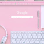 Pink workspace