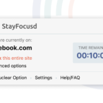 Stayfocusd extension