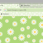 Summer flower green