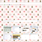 Warm christmas holiday