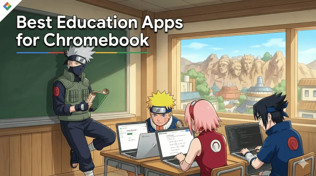 Kakashi with students