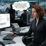 Black widow using gemini