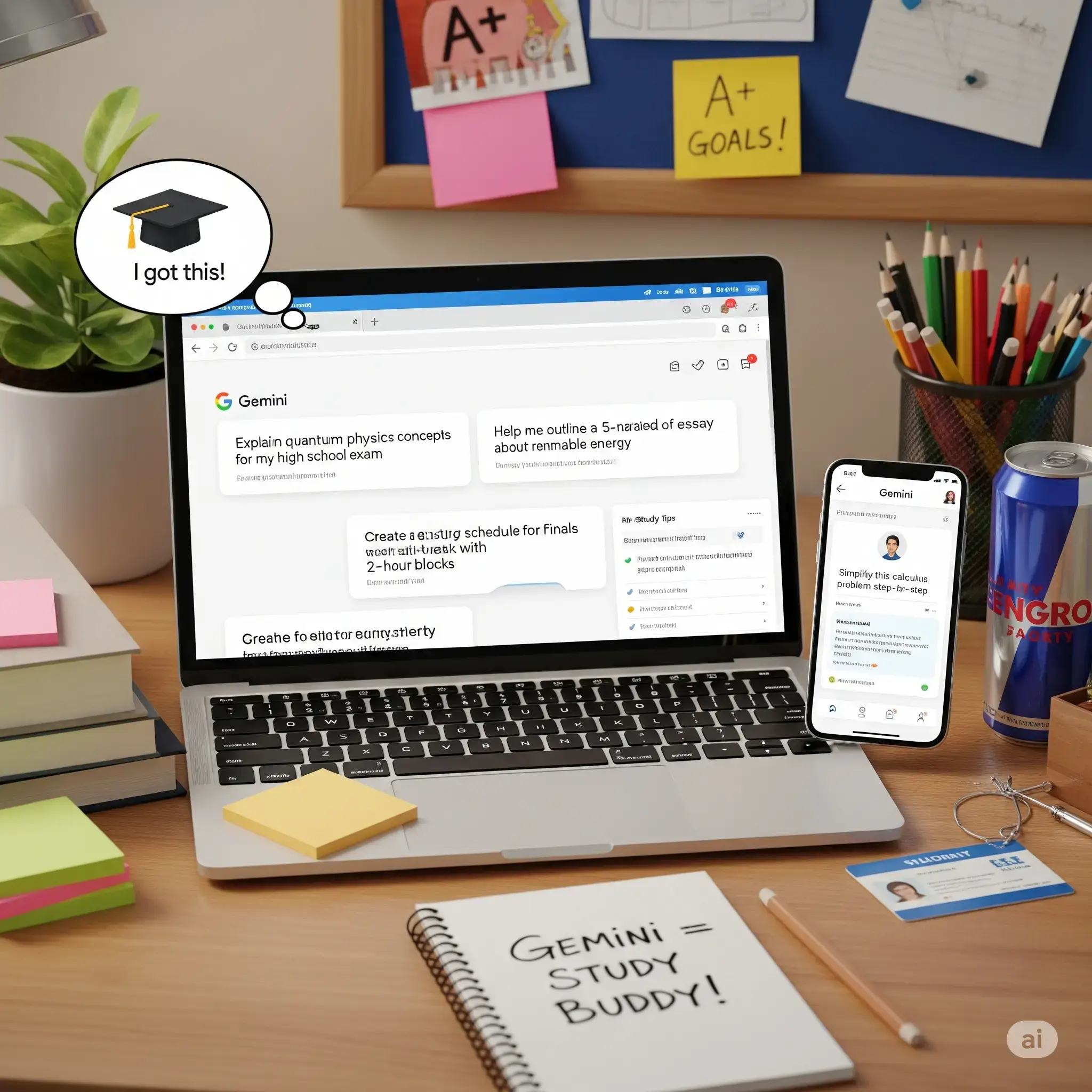 Gemini students prompts cheat sheet
