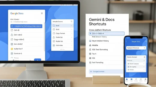 Google docs keyboard shortcuts cheat sheet
