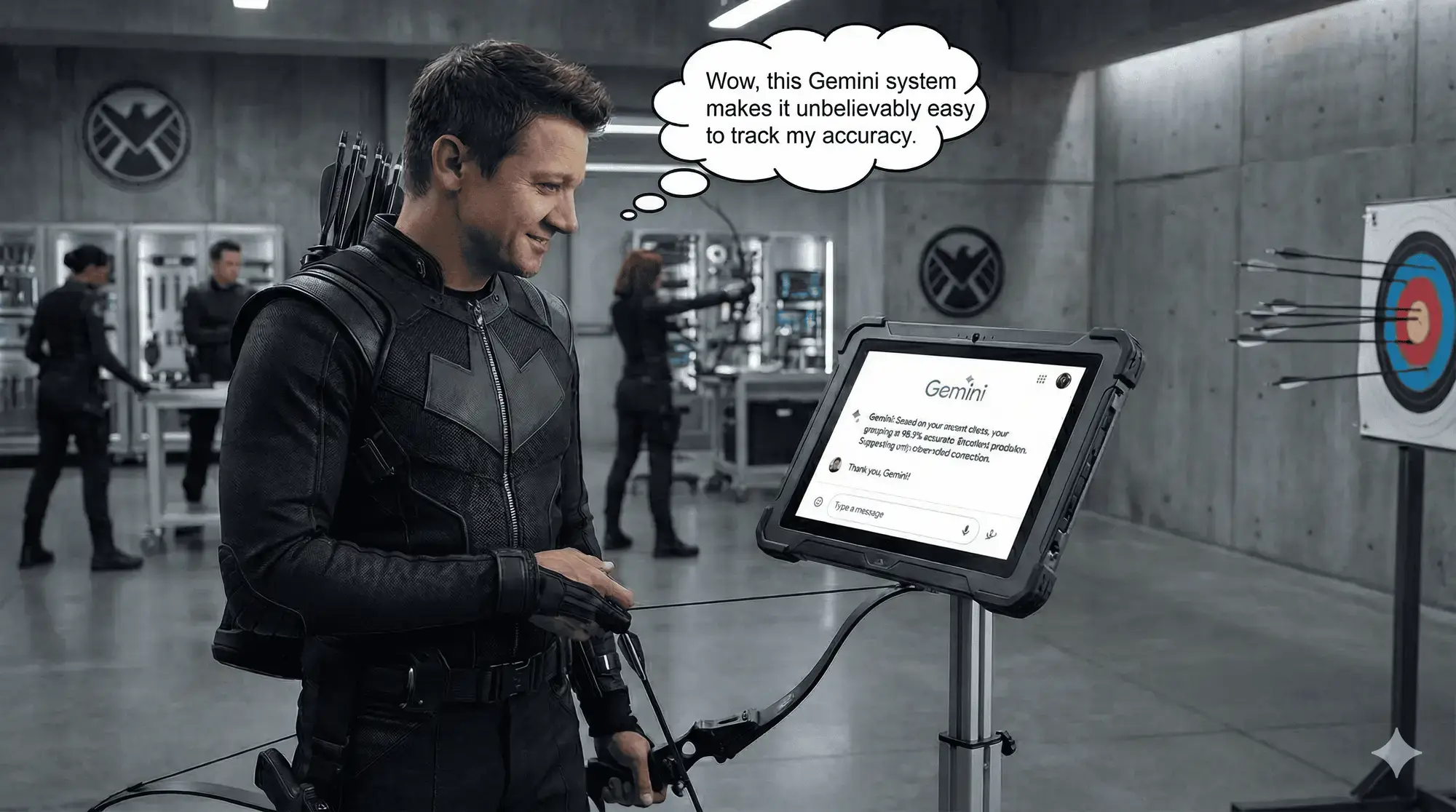 Hawkeye using gemini ai