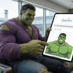Hulk using gemini ai