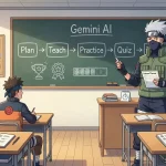 Kakashi teaching gemini prompts