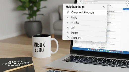 Keyboard shortcuts for gmail
