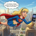 Supergirl using gemini ai