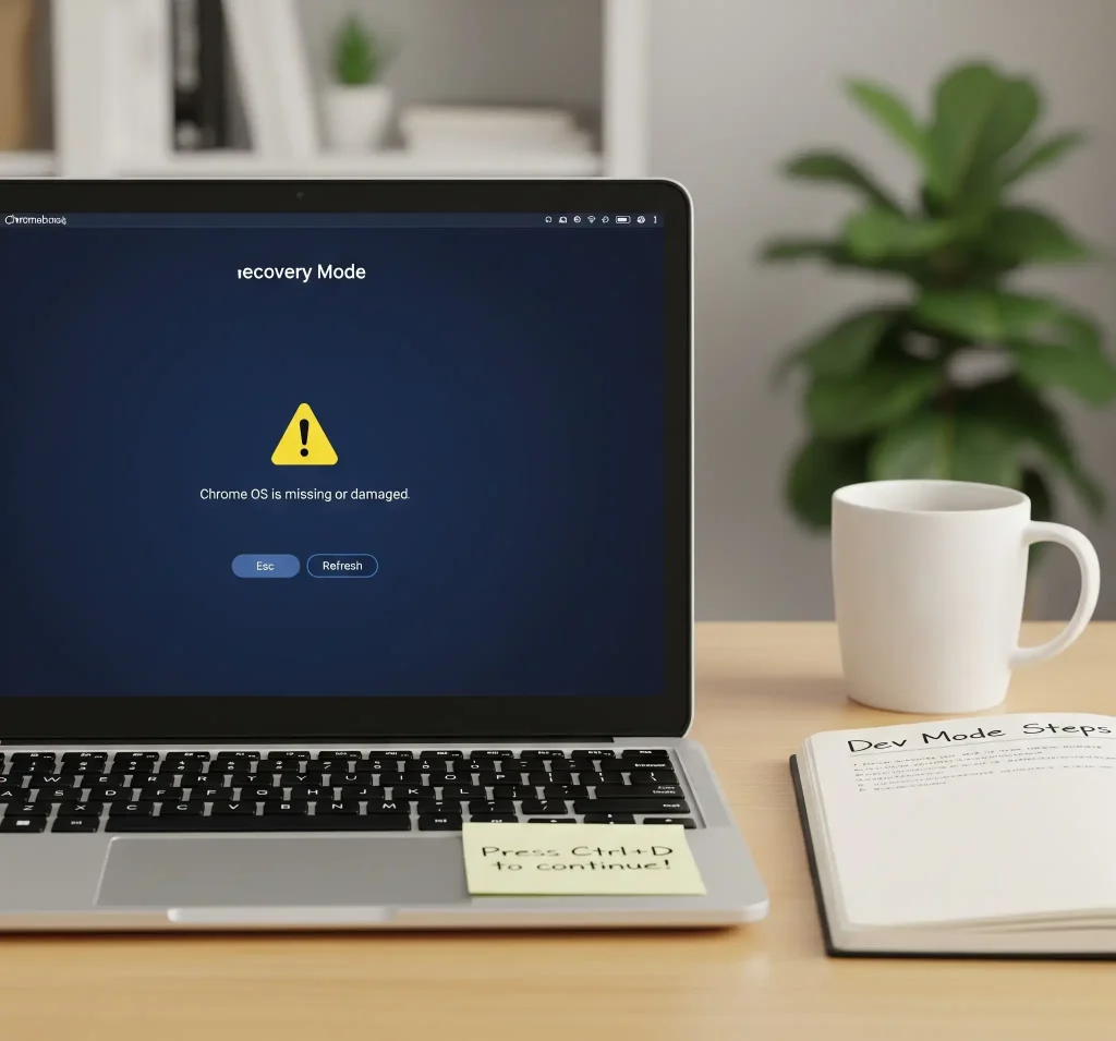 Turn on developer mode chromeos