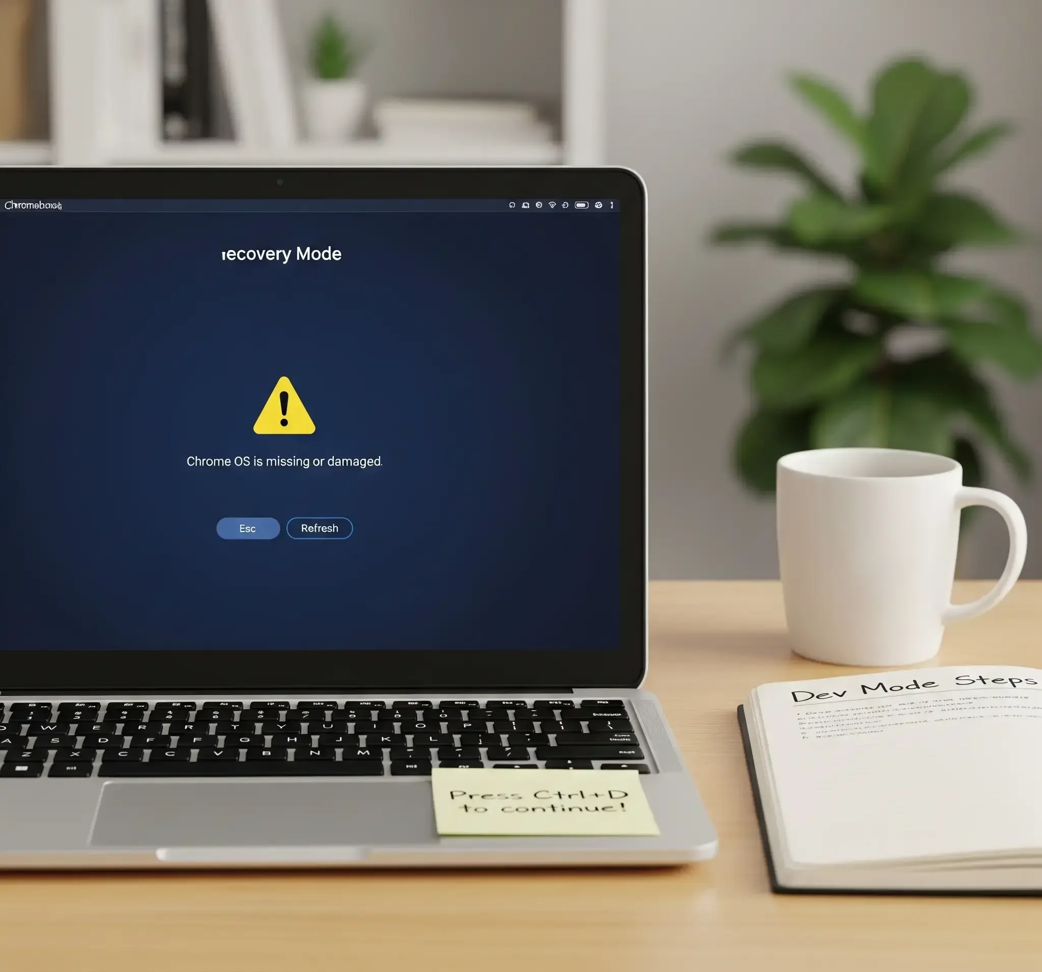 Turn on developer mode chromeos