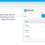 Clockify extension screenshot