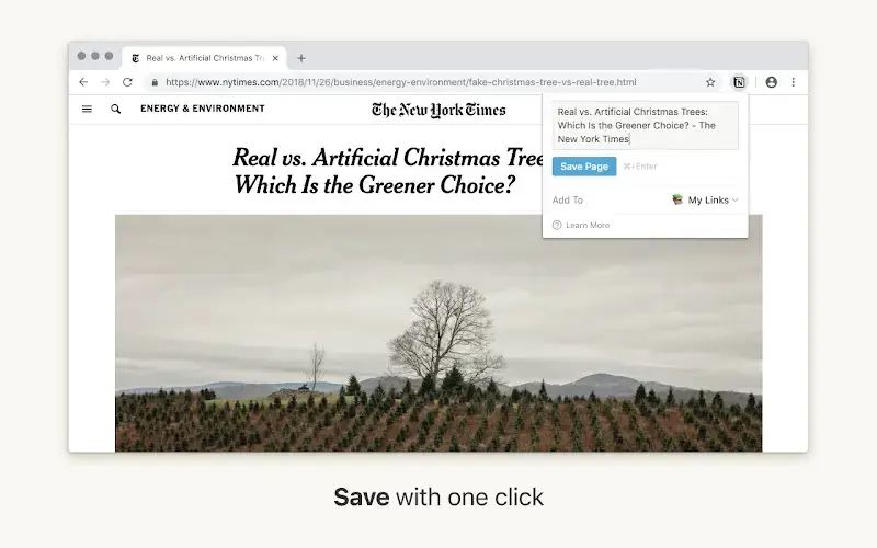 Notion web clipper