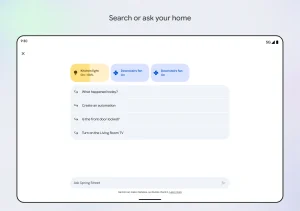 Search or ask google home for help