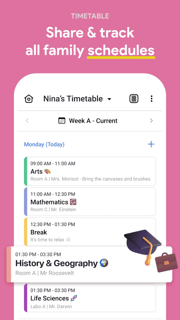 Schedules