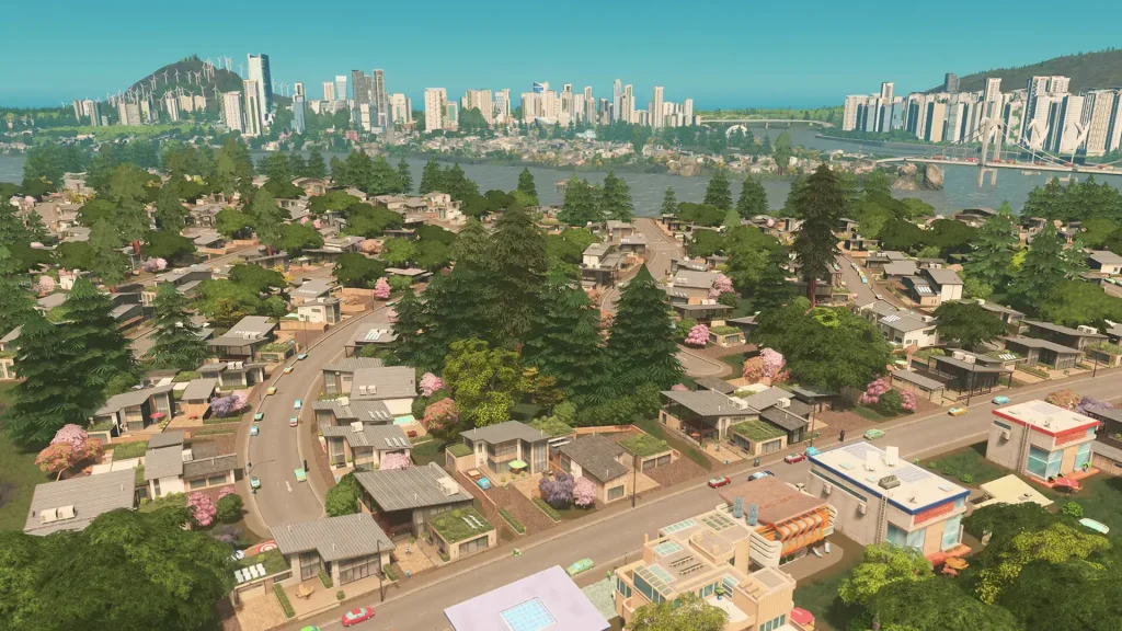 Cities skyline on chromeos