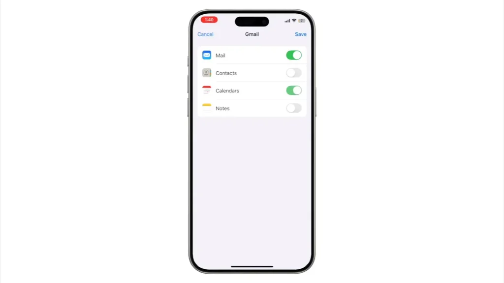 #1 calendar enabled