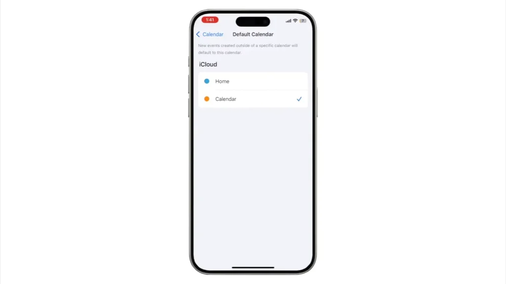 #2 set google calendar default