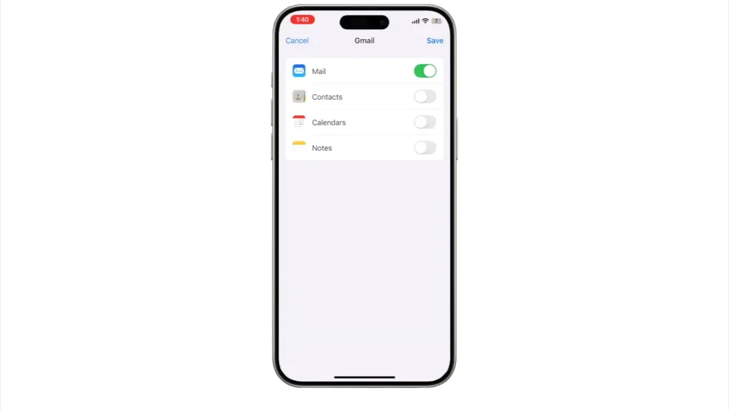 #5 reset google calendar ios