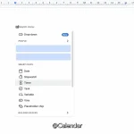 @command calender docs