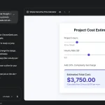 Custom app with gemini canvas