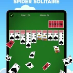 Spider solitaire game
