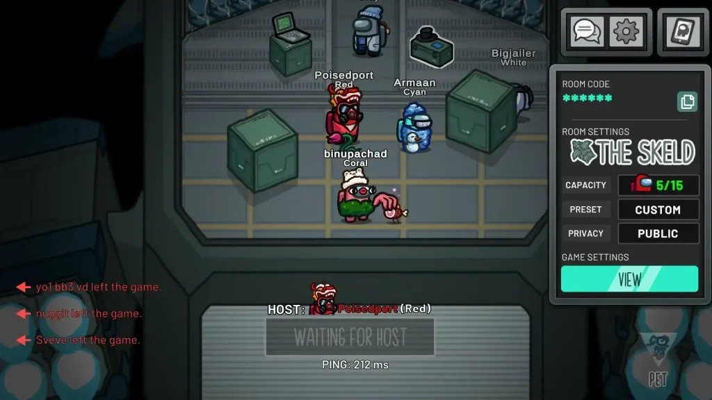 Among us on chromebook screenshot