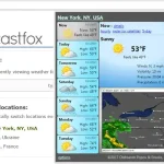 Forecastfox weather extension