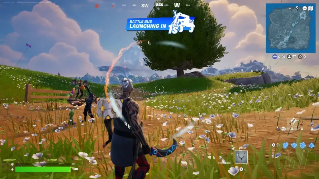 Fortnite on chromebook screenshot