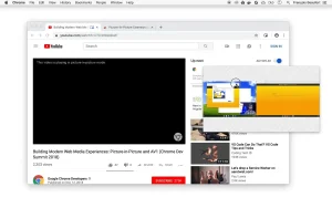 Picture in picture extension (by google) custom location